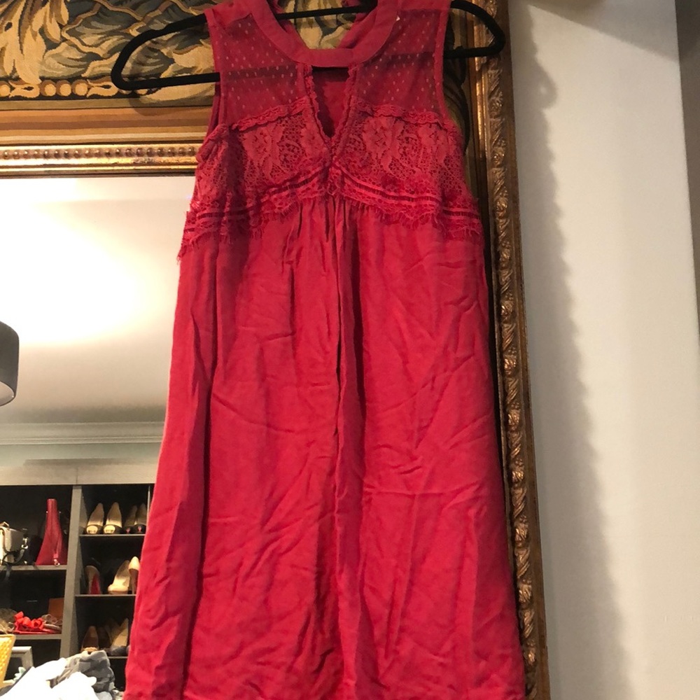 Red dress